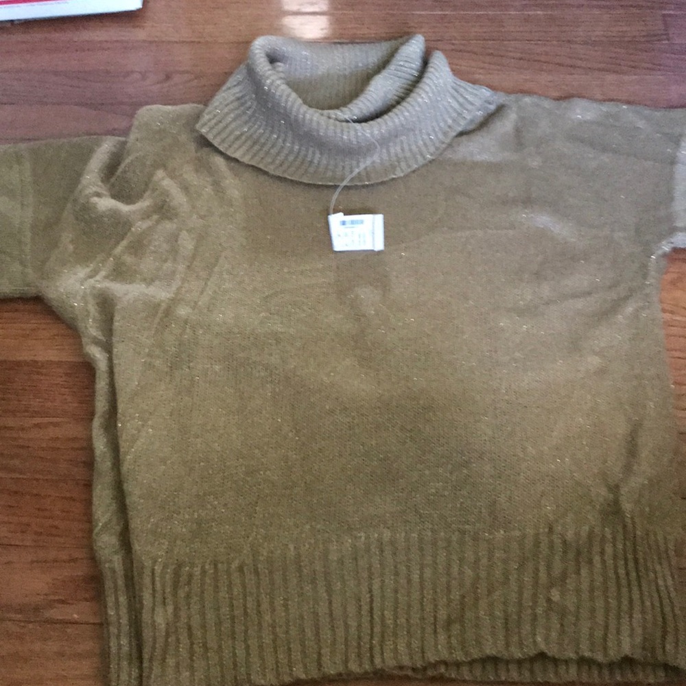 Dress barn short sleeve turtleneck lightweight